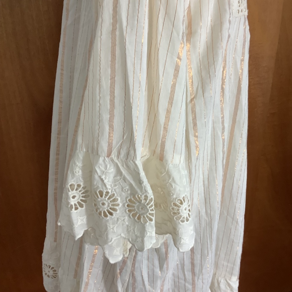 NWT NA00 NATION AK OUTFITS PLUS 2X IVORY BLOUSE TUNIC MINIDRESS GOLDEN STRIPES - Picture 6 of 16